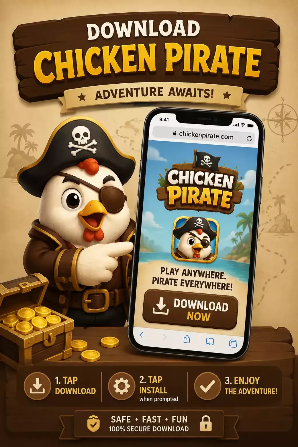 Download Chicken Pirate Browser EN 3