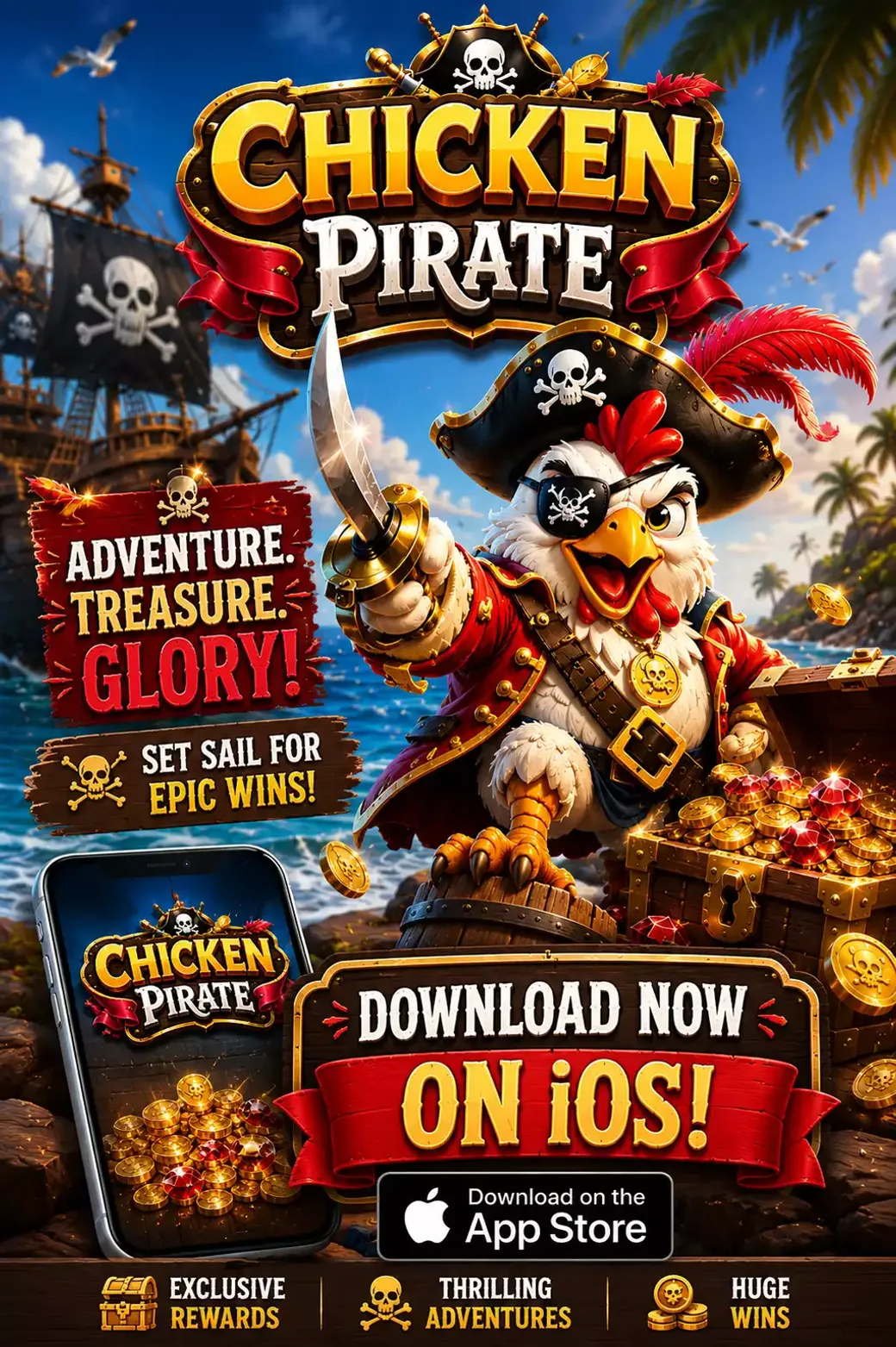 Download Chicken Pirate EN IOS 2