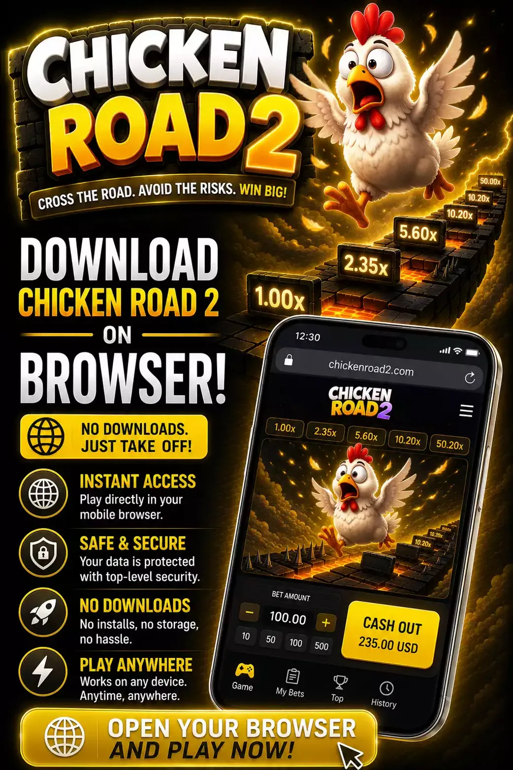 Play Chicken Road 2 on Browser