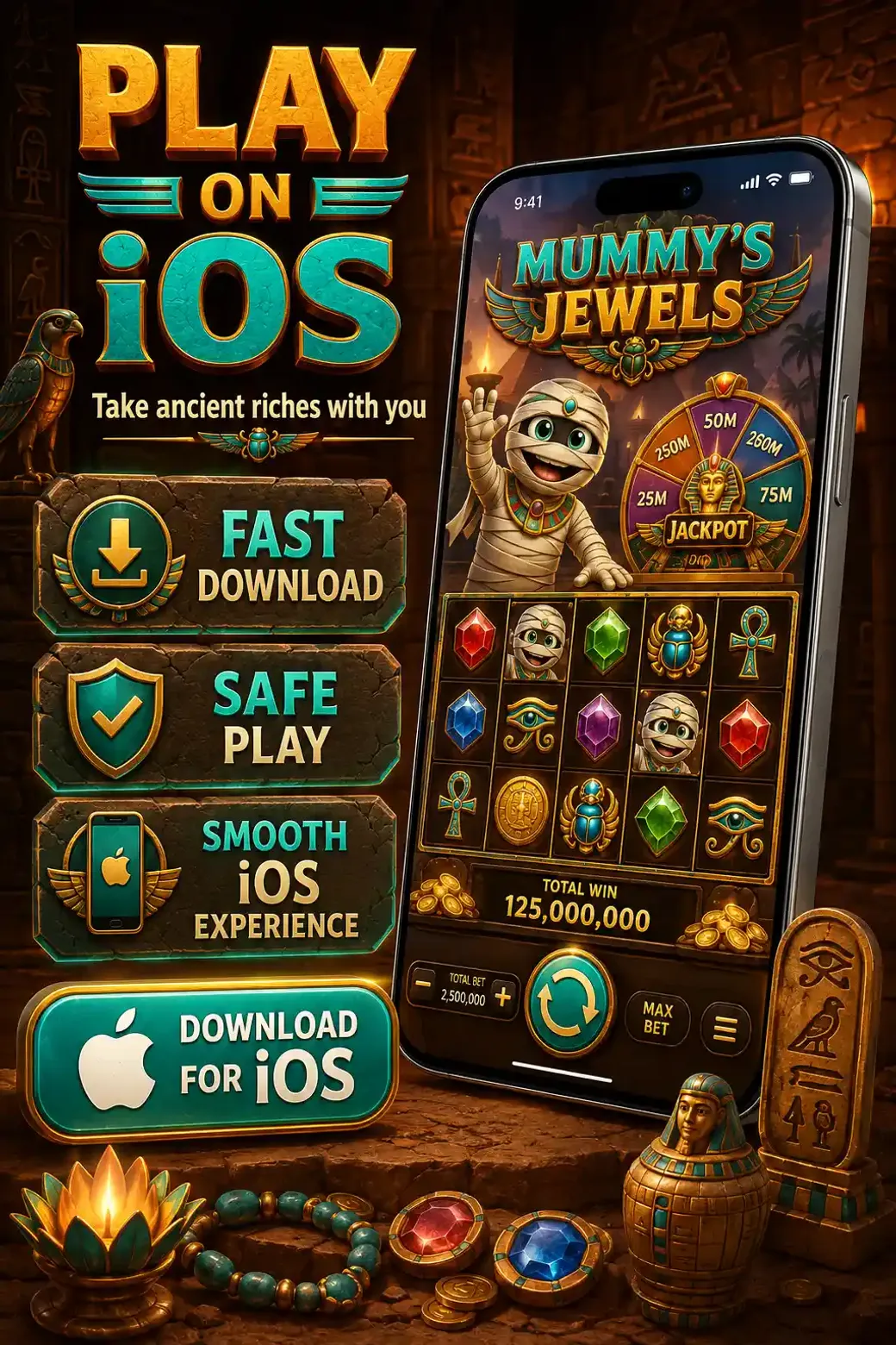 Download Mummy’s Jewels IOS EN 2