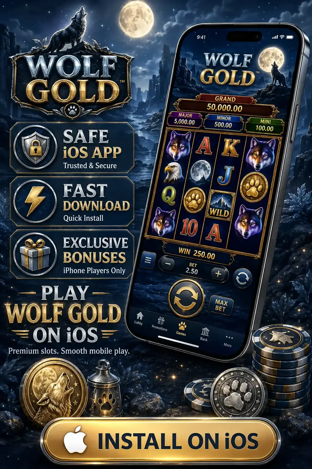 Download Wolf Gold IOS EN 3
